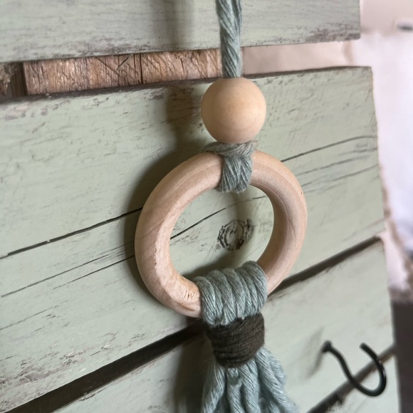 Christmas Tree Ornament // Hand Made Macrame - Picture 3 of 3